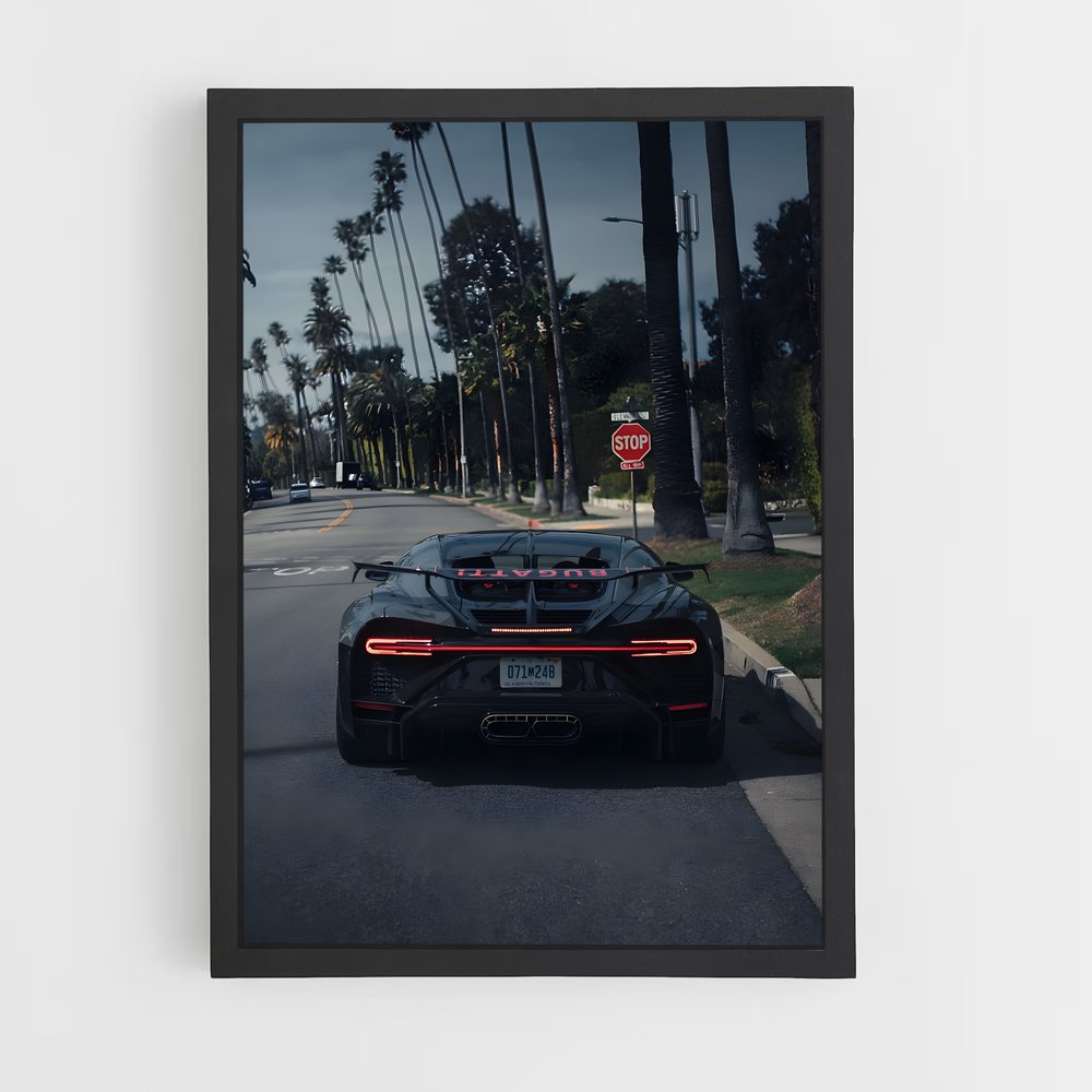 Poster Chiron pur – affiche Bugatti (vue 2)